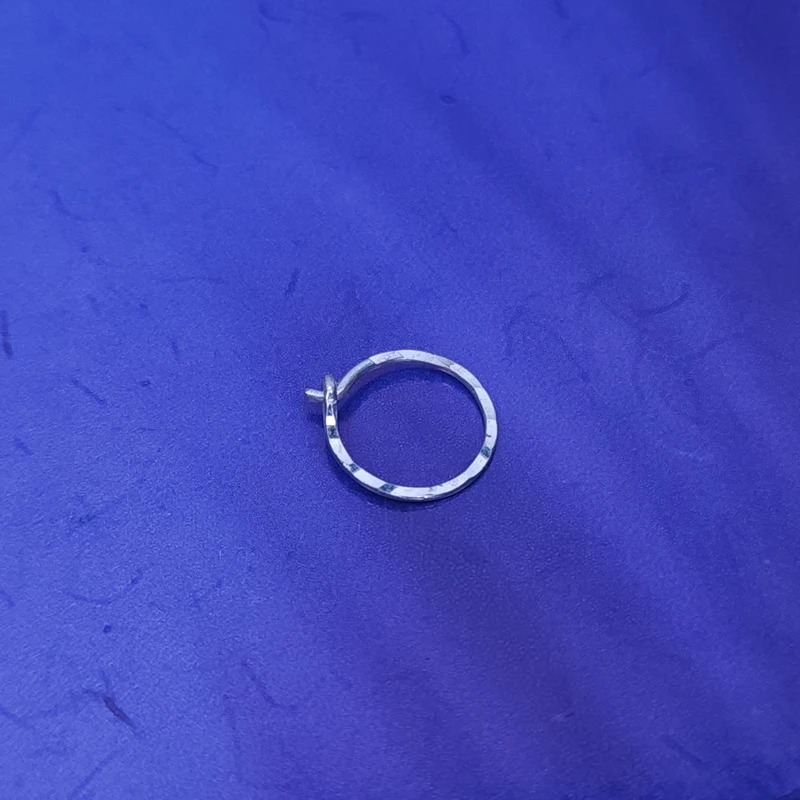 Silver Chila Design Nose Ring