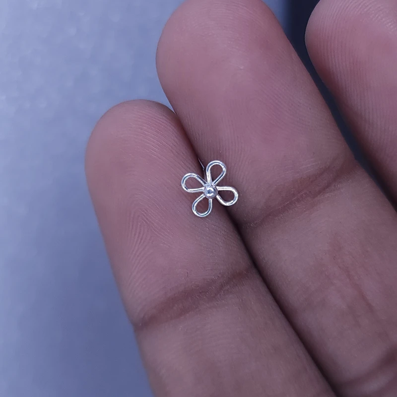 Silver 4 Prodip Nose pin
